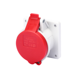 Waterproof Industrial Connector Socket 4Pin 16A 400V 3P+E IP44