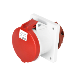 Waterproof Industrial Connector Socket 4Pin 63A 400V 3P+E IP44