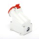 Waterproof Industrial Connector Socket 4Pin 32A 380-415V 3P+E IP44, White CEE Industrial Wall Socket