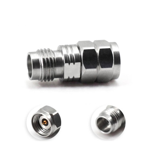 2.4mm Male to 1.85mm Female High Frequency RF Connector 50G 2.4mm Male to 1.85mm Female High Frequency RF Connector 50G