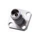Dc~67Ghz High Precision 1.85Mm Female 4-Hole Flange Rf Coax Connector Dc~67Ghz High Precision 1.85Mm Female 4-Hole Flange Rf Coax Connector