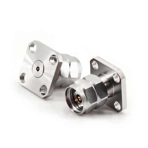 2.4Mm Male Receptacle Dc To 50Ghz 4-Hole Flange 2.4Mm-Jfd 2.4Mm Male Receptacle Dc To 50Ghz 4-Hole Flange 2.4Mm-Jfd