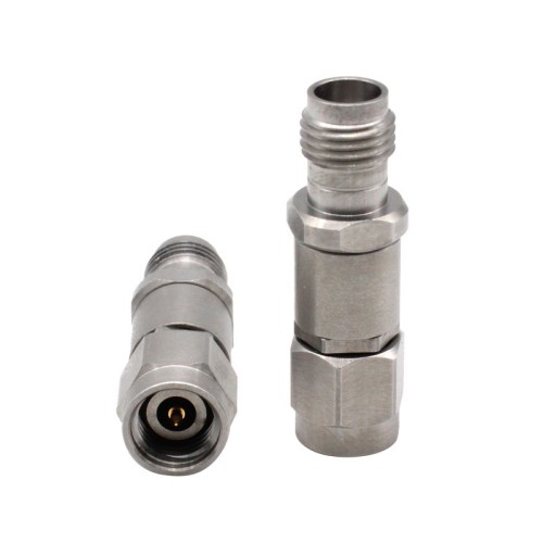 2.92mm Male Plug to 2.4mm Female Jack Coaxial Adapter Stainless Steel High Frequency Connector 40GHz 2.92mm Male Plug to 2.4mm Female Jack Coaxial Adapter Stainless Steel High Frequency Connector 40GHz