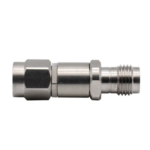 2.92mm Male Plug to 2.4mm Female Jack Coaxial Adapter Stainless Steel High Frequency Connector 40GHz 2.92mm Male Plug to 2.4mm Female Jack Coaxial Adapter Stainless Steel High Frequency Connector 40GHz