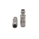 2.4mm female to 2.92 Male Microwave Adapter DC to 40GHz 50 Ohm Stainless Steel Body