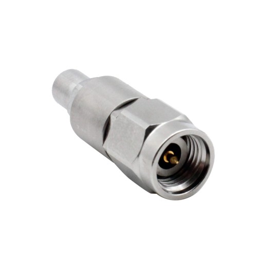 2.92mm Male Plug to SSMP GPO Male Stainless Steel Adapter DC-40GHz 2.92mm Male Plug to SSMP GPO Male Stainless Steel Adapter DC-40GHz