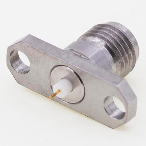 2.92mm Thread-in Connector, 15.8 x 5.7mm / 0.625 x 0.223″ Flange Jack 0.3mm /.012″ Pin 2.92mm Thread-in Connector, 15.8 x 5.7mm / 0.625 x 0.223″ Flange Jack 0.3mm /.012″ Pin