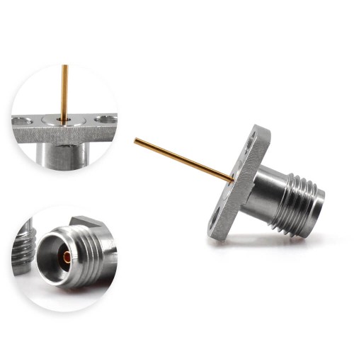 Female 2.92Mm 2-Hole Flange Dc To 40Ghz Outer Contact Through The Wall Outer Contact Through The Wall Female 2.92Mm 2-Hole Flange Dc To 40Ghz Outer Contact Through The Wall Outer Contact Through The Wall