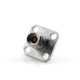 Female 2.92Mm Dc To 40Ghz 4-Hole Flange Outer Contact Through The Wall Female 2.92Mm Dc To 40Ghz 4-Hole Flange Outer Contact Through The Wall