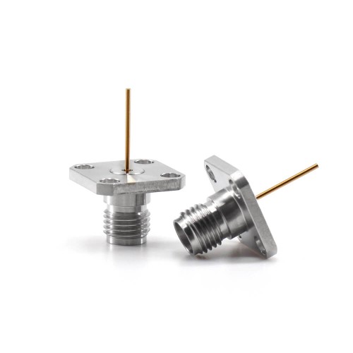 Female 2.92Mm Dc To 40Ghz 4-Hole Flange Outer Contact Through The Wall Female 2.92Mm Dc To 40Ghz 4-Hole Flange Outer Contact Through The Wall