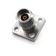 High Frequency 2.92Mm Female 4-Hole Flange Bulkhead Mount Dc To 40Ghz Rf Coax Connector High Frequency 2.92Mm Female 4-Hole Flange Bulkhead Mount Dc To 40Ghz Rf Coax Connector