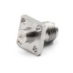 Stainless Steel 2.92Mm Female 4-Hole Flange Bulkhead Mount Dc To 40Ghz Rf Coax Connector Stainless Steel 2.92Mm Female 4-Hole Flange Bulkhead Mount Dc To 40Ghz Rf Coax Connector