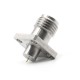 Stainless Steel 2.92Mm Female 4-Hole Flange Bulkhead Mount Dc To 40Ghz Rf Coax Connector Stainless Steel 2.92Mm Female 4-Hole Flange Bulkhead Mount Dc To 40Ghz Rf Coax Connector