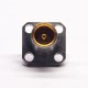 BMA Female Connector for PCB Mount Flange with 4 Holes BMA Female Connector for PCB Mount Flange with 4 Holes