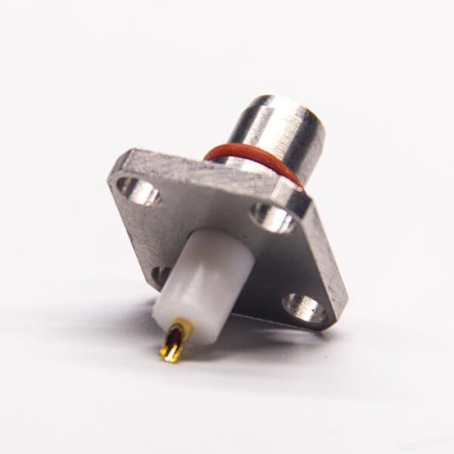 BMA Male Solder Type Connector Flange with 4 Holes for Cable Waterproof BMA Male Solder Type Connector Flange with 4 Holes for Cable Waterproof