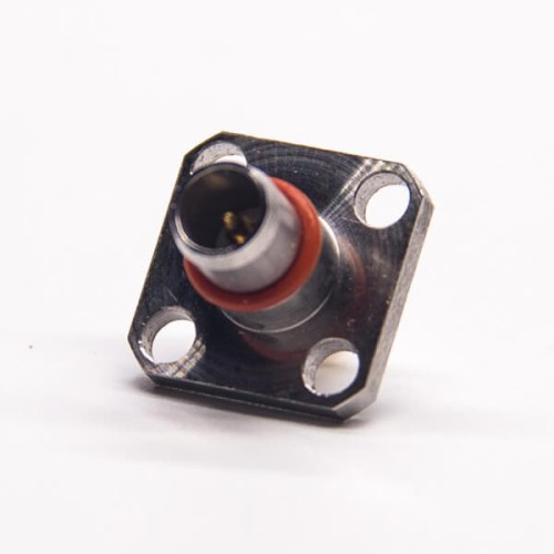BMA Male Solder Type Connector Flange with 4 Holes for Cable Waterproof BMA Male Solder Type Connector Flange with 4 Holes for Cable Waterproof