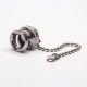 BNC Male Dust Cap with Chain Nickle Plated BNC Male Dust Cap with Chain Nickle Plated