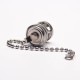 BNC Male Dust Cap with Chain Nickle Plated BNC Male Dust Cap with Chain Nickle Plated