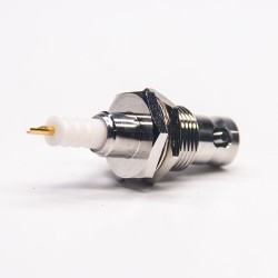 Microwave BNC Connector Panel Mount Female Solder for Cable