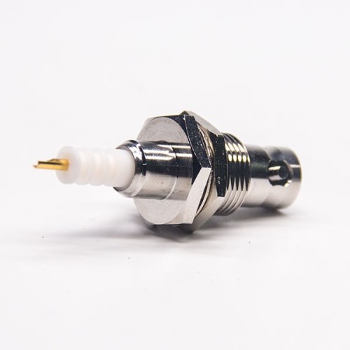 Microwave BNC Connector Panel Mount Female Solder for Cable Microwave BNC Connector Panel Mount Female Solder for Cable