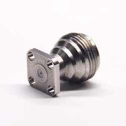 N Female Connector Flange with 4 holes for PCB Mount