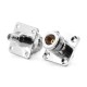 N Female To Sma Female 18Ghz 4-Hole Flange Stainless Steel Rf Coax Connector