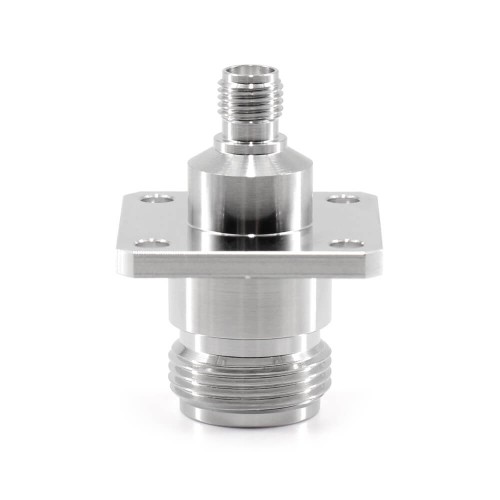 N Female To Sma Female 18Ghz 4-Hole Flange Stainless Steel Rf Coax Connector