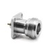 N-Kfd Female 18Ghz 4-hole Flange Bulkhead Pcb Mount Sloder High Frequency Rf Coax Connector