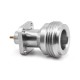N-Kfd Female 18Ghz Receptable Bulkhead Mount 4-Hole Flange Rf Coax Connector