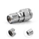 N Male To Tnc Male Rf Coax Connector 18Ghz Stainless Steel Adapter