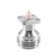 N-Type High Frequency Female 18G N-Kf Bulkhead Mount 4-Hole Flange Rf Coax Connector