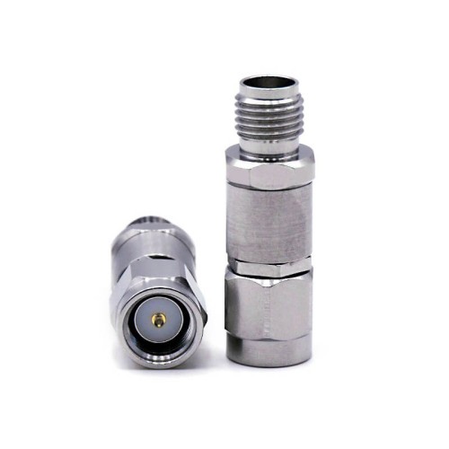 RF Coax Connector 3.5mm Female To SMA Male Dc-26.5Ghz Stainless Steel RF Coax Connector 3.5mm Female To SMA Male Dc-26.5Ghz Stainless Steel