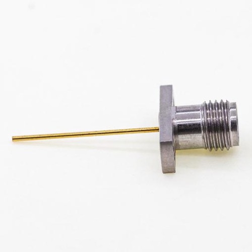 SMA Female Connector, 12.7 x 4.8mm / 0.500 x 0.189inch Flange 0.64mm / .025″ Pin SMA Female Connector, 12.7 x 4.8mm / 0.500 x 0.189inch Flange 0.64mm / .025″ Pin