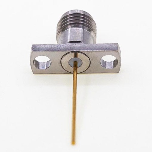 SMA Female Connector, 14 x 4.8mm / 0.550 x 0.190″ Flange 1.27mm / .050″ Pin SMA Female Connector, 14 x 4.8mm / 0.550 x 0.190″ Flange 1.27mm / .050″ Pin