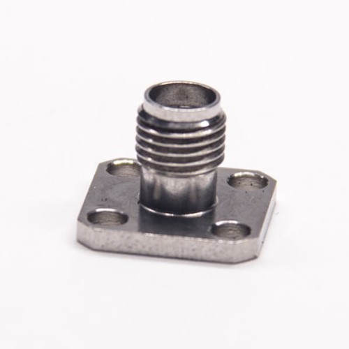 SMA Female Straight Flange Panel with 4 Holes for PCB SMA Female Straight Flange Panel with 4 Holes for PCB
