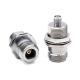 SMA Female To N Female 18Ghz Bulkhead Mount Waterproof Stainless Steel Rf Coax Connector SMA Female To N Female 18Ghz Bulkhead Mount Waterproof Stainless Steel Rf Coax Connector