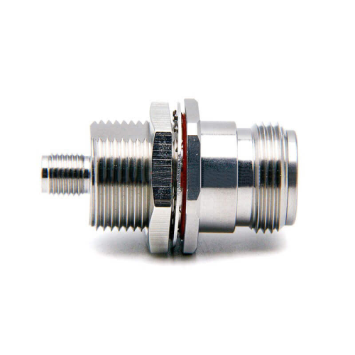 SMA Female To N Female 18Ghz Bulkhead Mount Waterproof Stainless Steel Rf Coax Connector SMA Female To N Female 18Ghz Bulkhead Mount Waterproof Stainless Steel Rf Coax Connector
