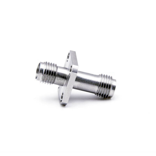 SMA Female To SMA Female 18Ghz 4-Hole Flange Stainless Steel Rf Coax Connector SMA Female To SMA Female 18Ghz 4-Hole Flange Stainless Steel Rf Coax Connector