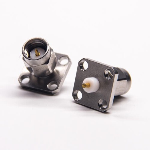 SMA Male Flange with 4 Holes Microwave SMA Male Flange with 4 Holes Microwave