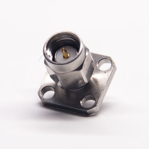 SMA Male Flange with 4 Holes Microwave SMA Male Flange with 4 Holes Microwave