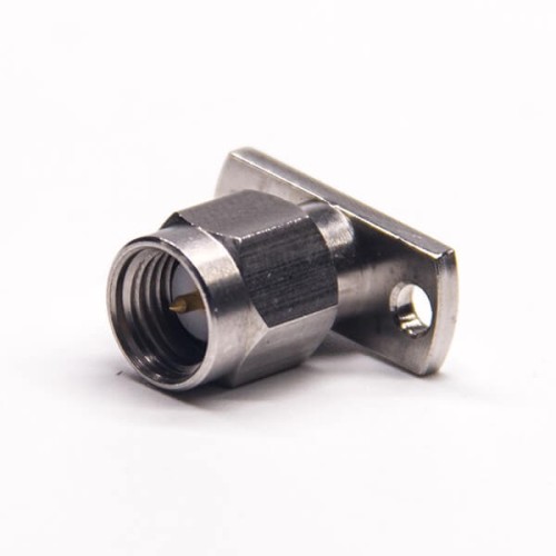 SMA Male Straight Flange with 2 Holes SMA Male Straight Flange with 2 Holes