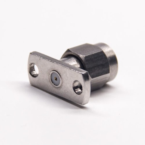 SMA Male Straight Flange with 2 Holes SMA Male Straight Flange with 2 Holes