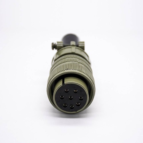 MS 5015 Circular Connector Size 20 Straight 8 Pin Square Flange Male Socket Female Plug MS 5015 Circular Connector Size 20 Straight 8 Pin Square Flange Male Socket Female Plug