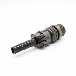 MS 5015 Series Size 14S 4pin Straight Male Plug Dust Cover With Chain