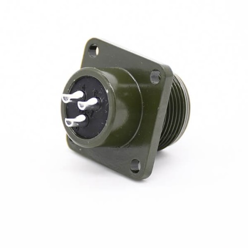 MS3102A14S-1P Circular Connector MIL-DTL-5015 Series Box Mount Receptacle 3 Contacts Solder Pin Threaded Connector MS3102A14S-1P Circular Connector MIL-DTL-5015 Series Box Mount Receptacle 3 Contacts Solder Pin Threaded Connector