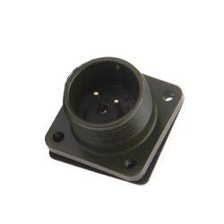 MS3102A16S-4P Olive Box Receptacle Class A Size 16S 2 *16 Solder Contact Connector