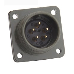 MS3102A16S-8P Straight Class A Size 16S 5 *16 Solder Socket Wire and Cable Connector