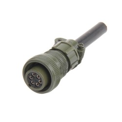 MS3106A18-12S Circular MIL Spec Connector 6P Straight Plug Connector 5pcs