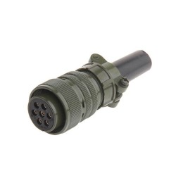 MS3106A20-15S Metal Circ Str Plug Class A Size 20 7 pin12 Solder Socket Contact Connector 5pcs