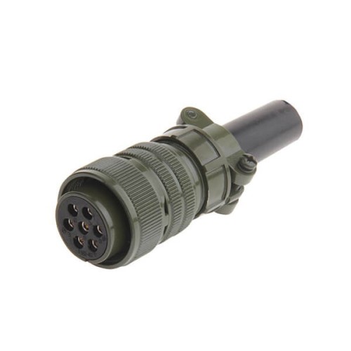 MS3106A20-15S Metal Circ Str Plug Class A Size 20 7 pin12 Solder Socket Contact Connector 5pcs